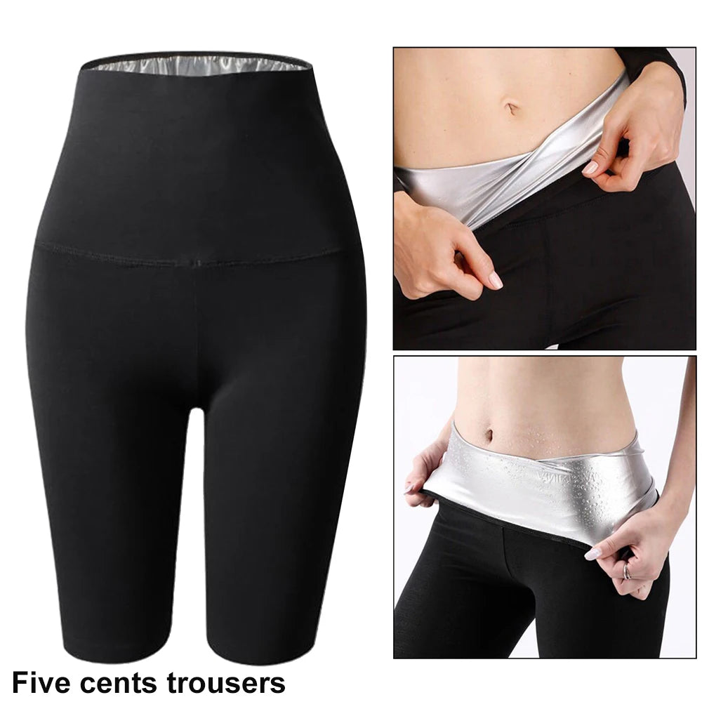 Women’s Sauna Sweat Shorts with Waist Trainer