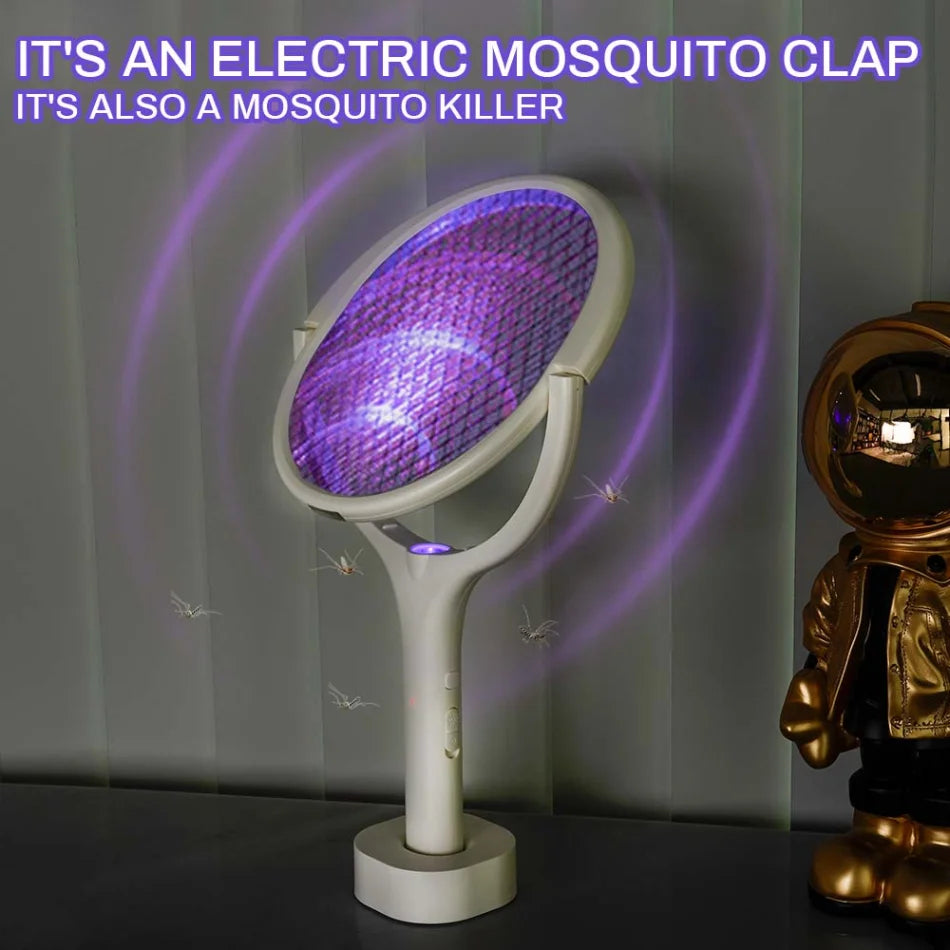 3500V 5-in-1 USB Rechargeable Killer Lamp – Bug Zapper &Mosquito  Swatter