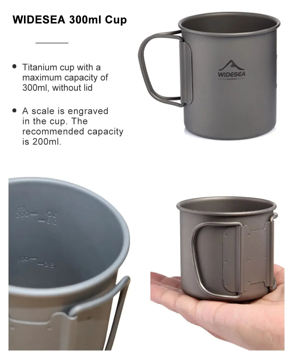 Widesea Titanium Camping Mug