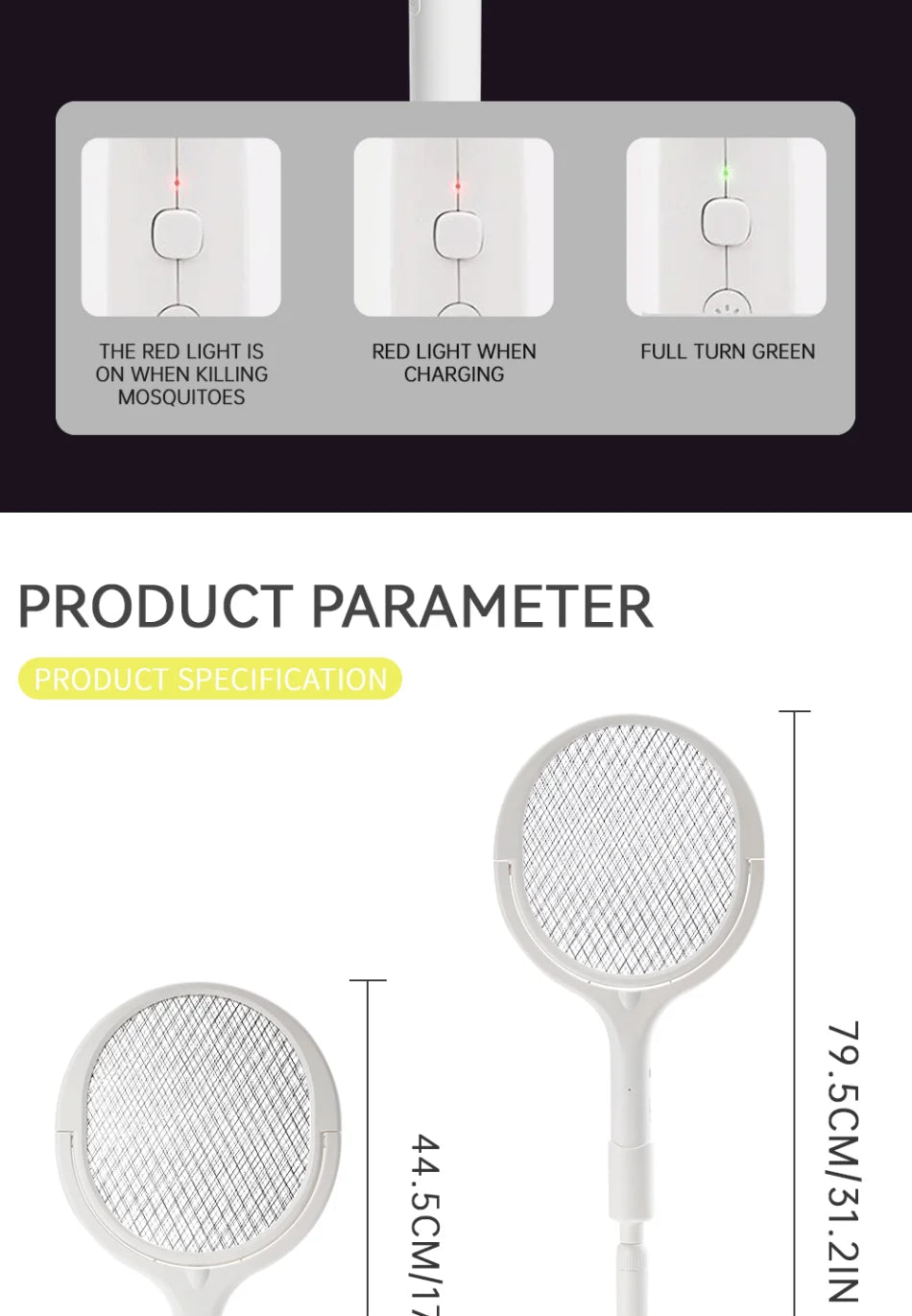 3500V 5-in-1 USB Rechargeable Killer Lamp – Bug Zapper &Mosquito  Swatter