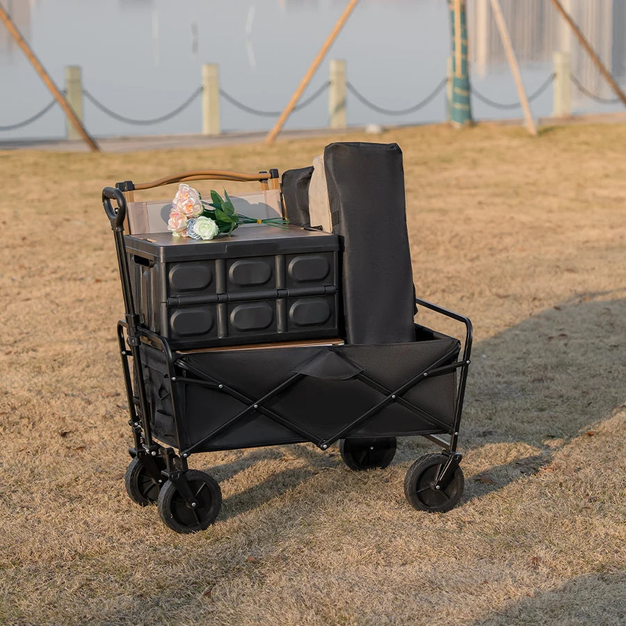 Heavy-Duty Folding Outdoor Utility Wagon