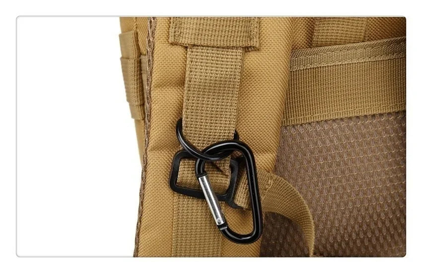 30/50L Tactical Backpack – MOLLE Survival Pack for Hiking, Travel & Hunting