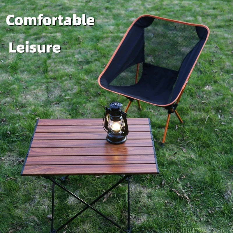 Ultralight Foldable Outdoor Chair – Camping, Fishing, Reclining Moon Chair