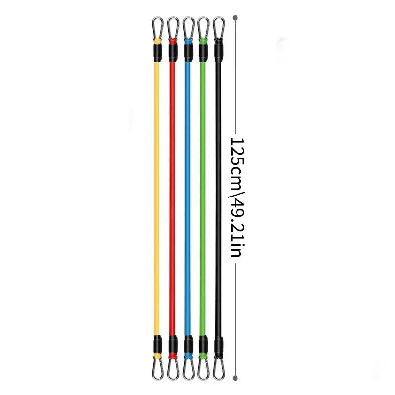 11-Piece TPE Resistance Band Set with Handles & Accessories
