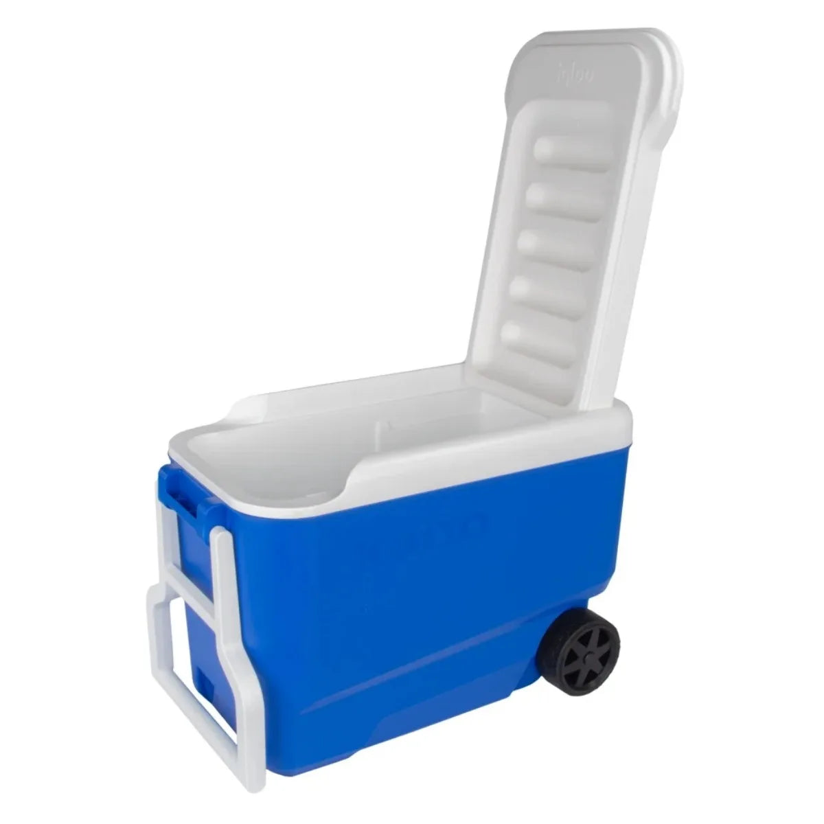 Blue Hard-Sided Wheeled Rotomolded Cooler – Camping & Outdoor