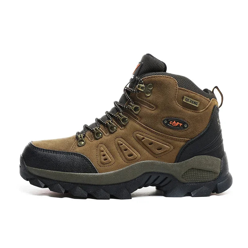 Plus Size Unisex High-Top Hiking Sneakers – Non-Slip Outdoor Boots