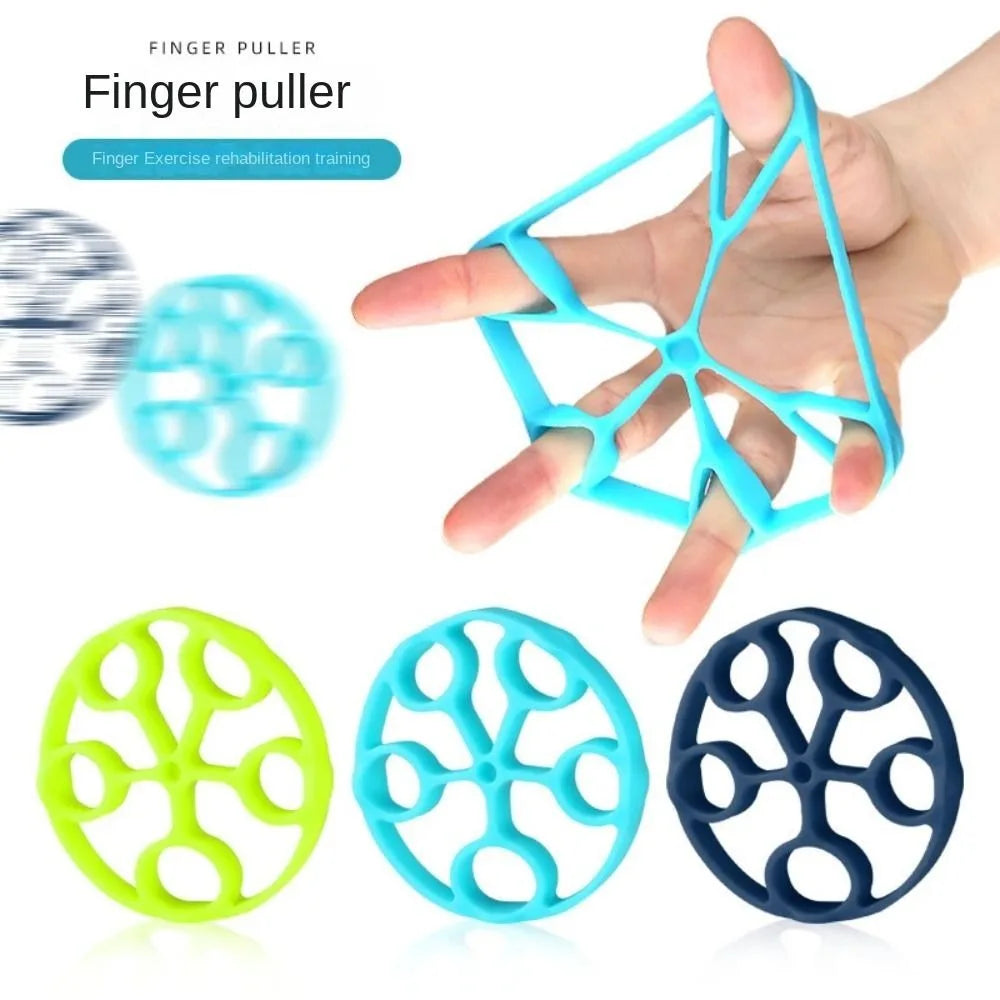 Silicone Finger & Wrist Strength Trainer – Hand Grip Expander for Fitness & Rehab