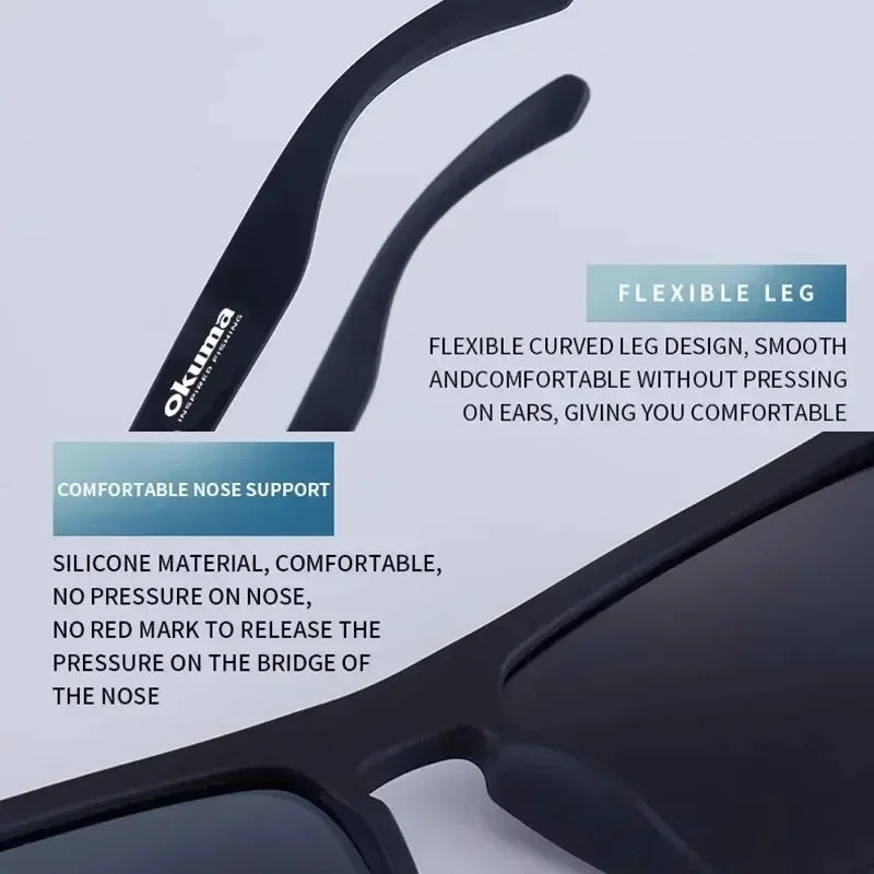 Okuma Polarized UV400 Sunglasses – Outdoor Sports Eyewear for Men & Women