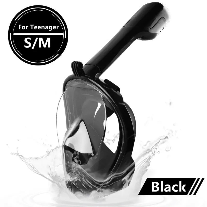 Full-Face Anti-Fog Diving Mask – Waterproof Snorkeling Gear for Adults & Kids