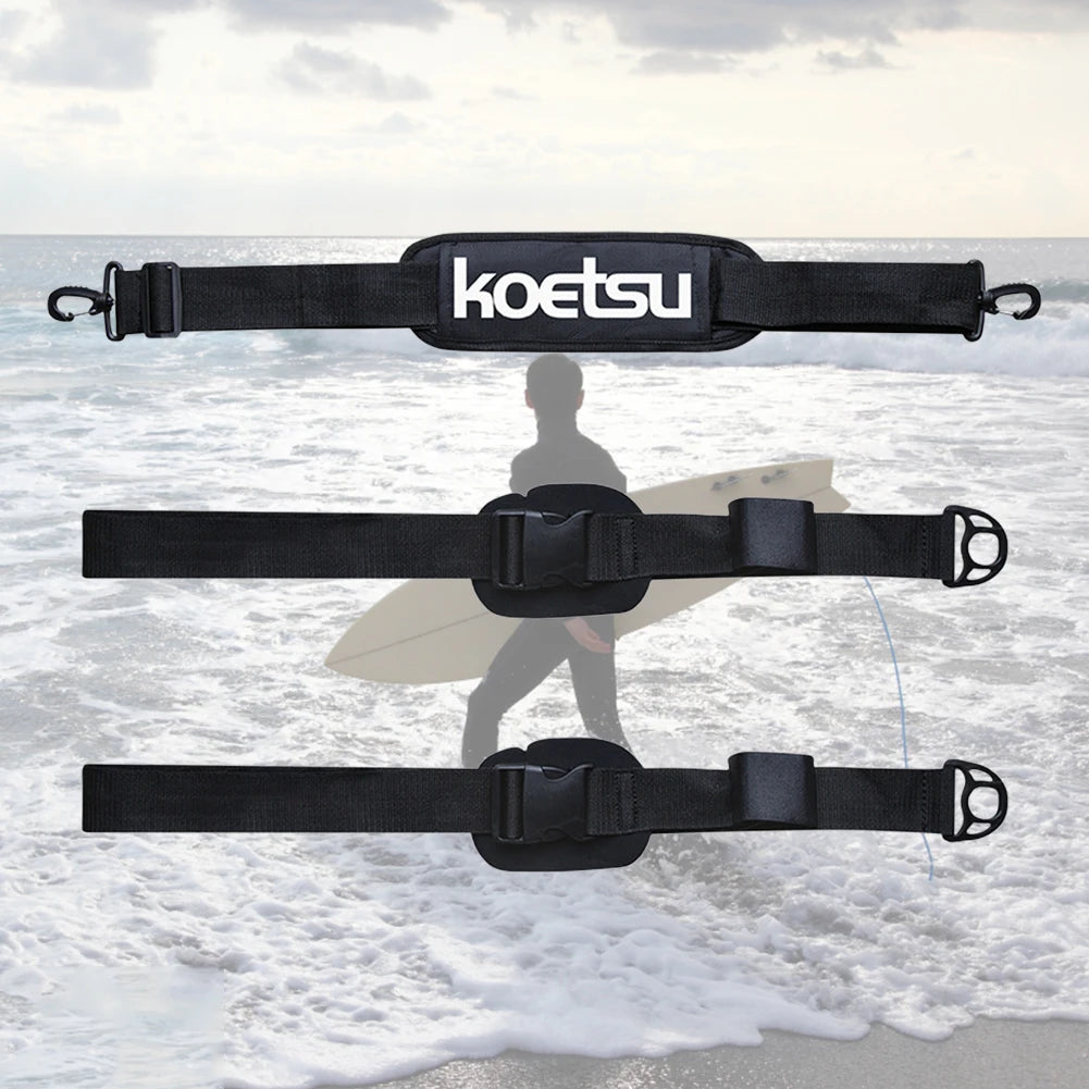 Adjustable Surfboard Shoulder Belt – Paddle Board Carry Sling