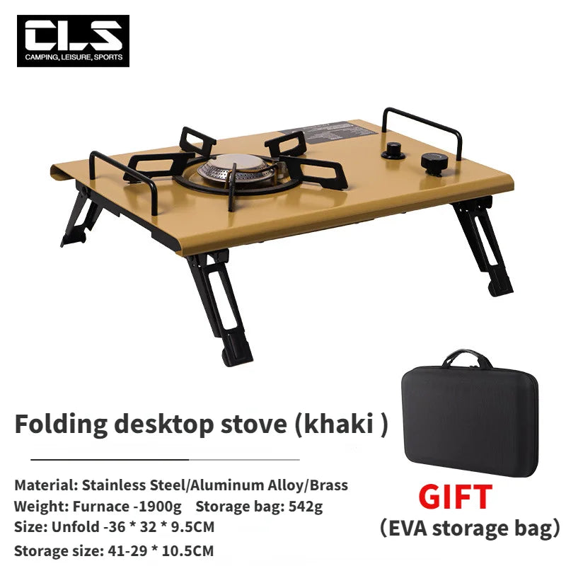 NOBANA&GLS Folding IGT BBQ Table – Adjustable & Lightweight