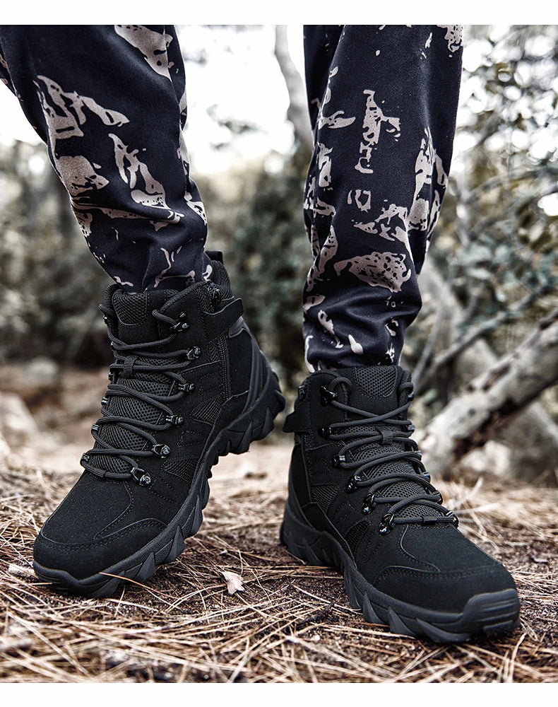 Men’s Tactical Combat Boots – Outdoor Hiking & Hunting