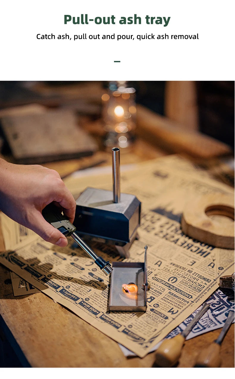 Goout Springhill Mini Woodstove – Portable Camping & Incense Burner