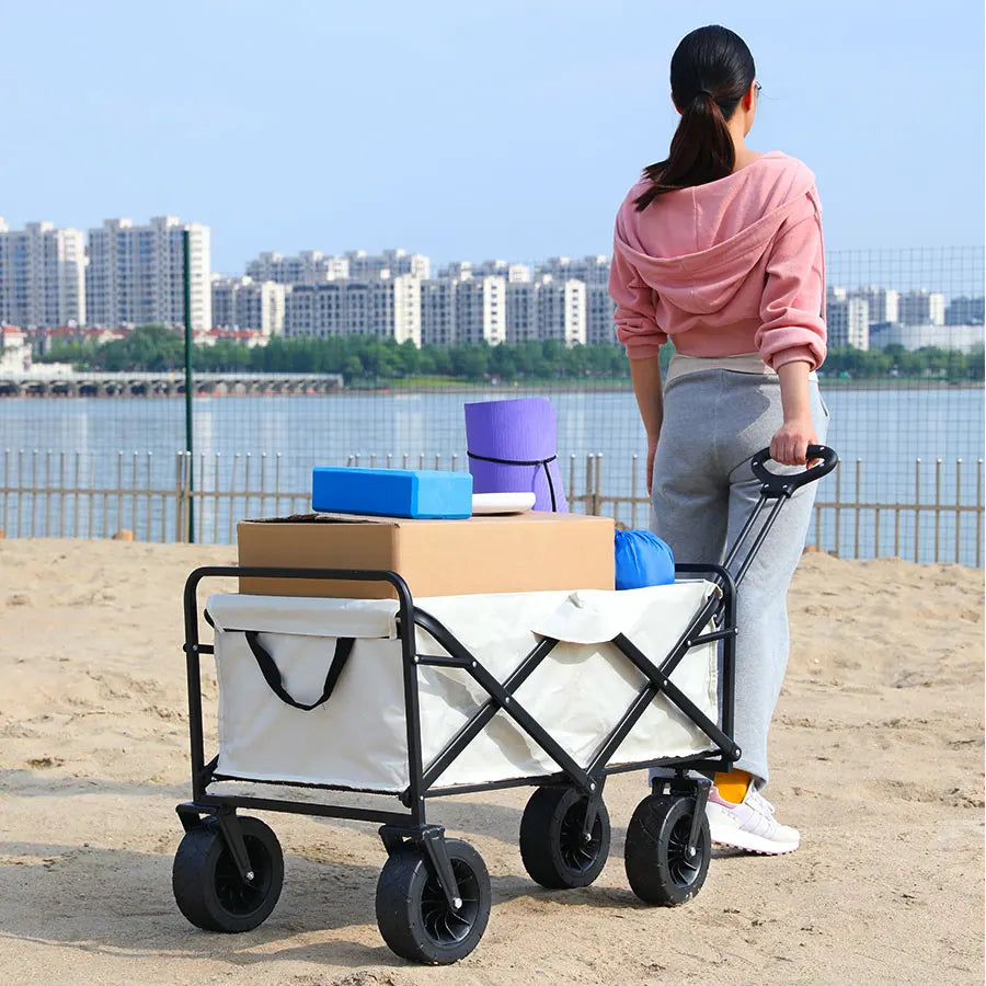 Heavy-Duty Folding Outdoor Utility Wagon