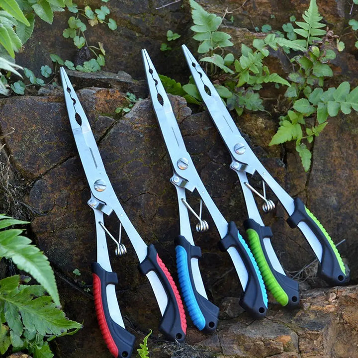 Stainless Steel Fishing Pliers – Hook Remover & Line Cutter