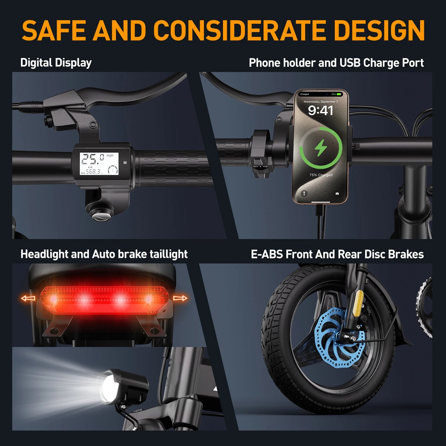 Folding Electric Motorcycle E-Bike