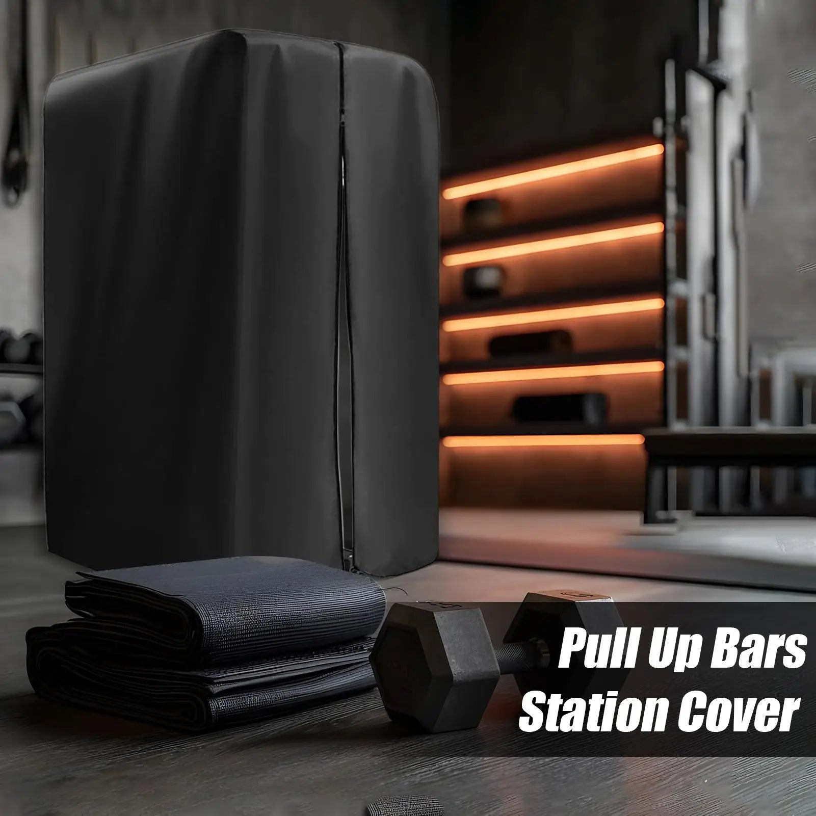 Pull-Up & Dip Station Cover – Dustproof Fitness Rack Protector