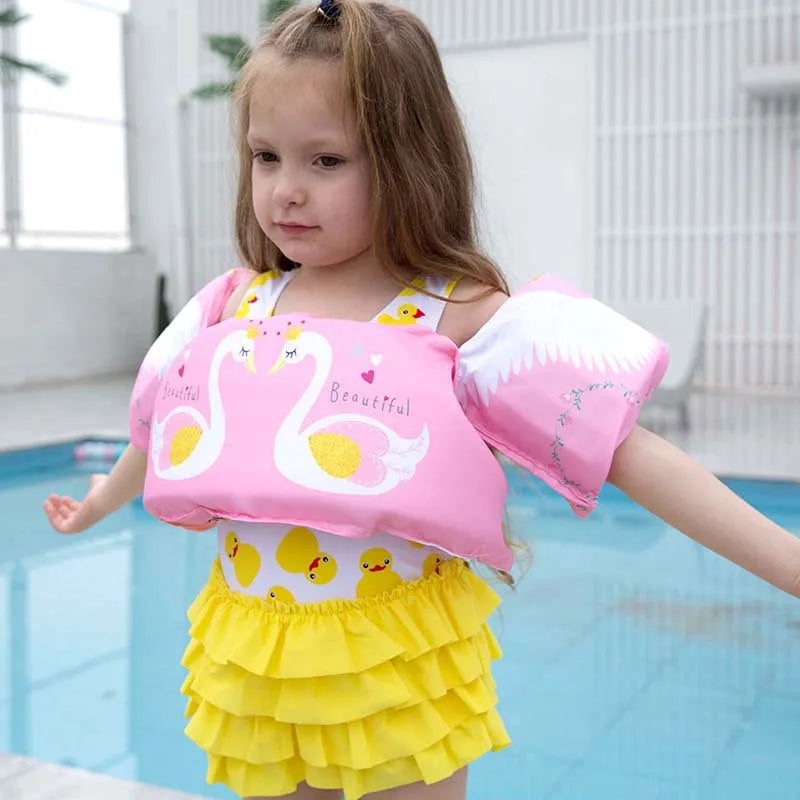 Kids Swim Arm Floaties – Safe Buoyancy Vest for Pool & Beach